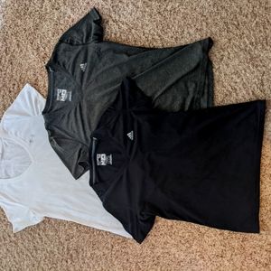 Lot of Adidas & Under Armour workout shirts